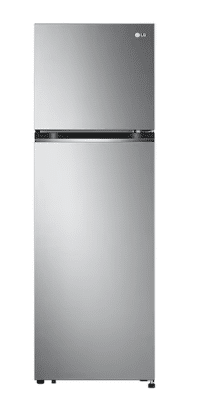 LG Refrigerator 266L, double door, fan, silver